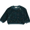 Velvet Sweatshirt, Farm Print - Sweatshirts - 1 - thumbnail