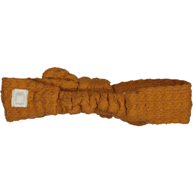 Jacquard Headband, Caramel - Hair Accessories - 2