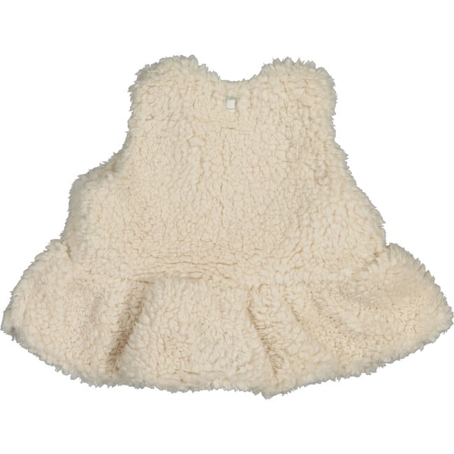 Fuzzy Vest Cream