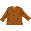 Ribbed Long Sleeve Henley, Farm Print - T-Shirts - 2