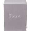 Exclusive Monogrammable Mercer Baby Keepsake Box, Slate - Keepsakes & Mementos - 3