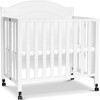 Charlie Folding Portable 3-In-1 Mini Crib, White - Cribs - 1 - thumbnail