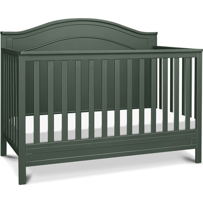 Charlie 4-In-1 Convertible Crib, Forest Green