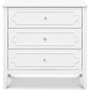 Chloe Regency 3-Drawer Dresser, White - Dressers - 2