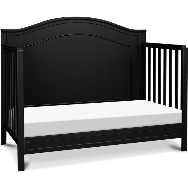 Charlie 4-In-1 Convertible Crib, Ebony - Cribs - 2