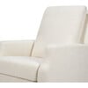 Crewe Recliner & Swivel Glider, Ivory Boucle With Light Wood Base - Swivel - 2