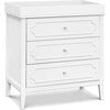 Chloe Regency 3-Drawer Dresser, White - Dressers - 3