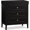 Chloe Regency 3-Drawer Dresser, Ebony - Dressers - 3