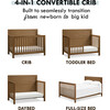 Fairway 4-In-1 Convertible Crib, Stablewood - Cribs - 3