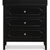 Chloe Regency 3-Drawer Dresser, Ebony - Dressers - 4