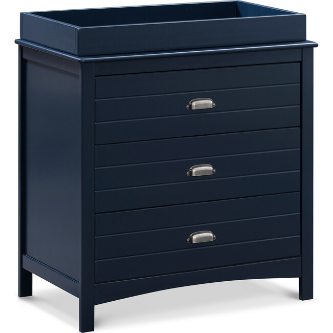 Nolan 3-Drawer Dresser, Navy - Dressers - 4