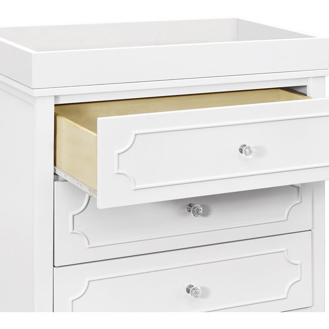 Chloe Regency 3-Drawer Dresser, White - Dressers - 5