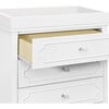 Chloe Regency 3-Drawer Dresser, White - Dressers - 5