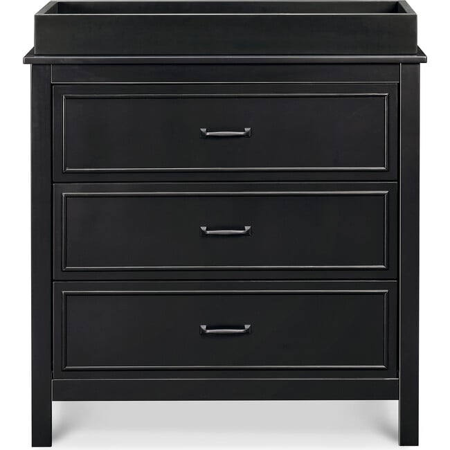 Charlie 3-Drawer Dresser, Ebony - Dressers - 5