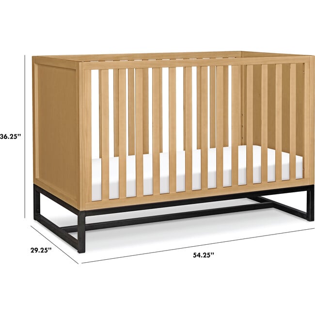 Ryder 3-In-1 Convertible Crib, Honey - Cribs - 5