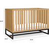 Ryder 3-In-1 Convertible Crib, Honey - Cribs - 5