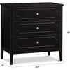 Chloe Regency 3-Drawer Dresser, Ebony - Dressers - 6