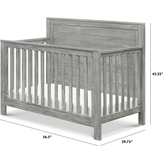 Fairway 4-In-1 Convertible Crib, Cottage Grey - Cribs - 6