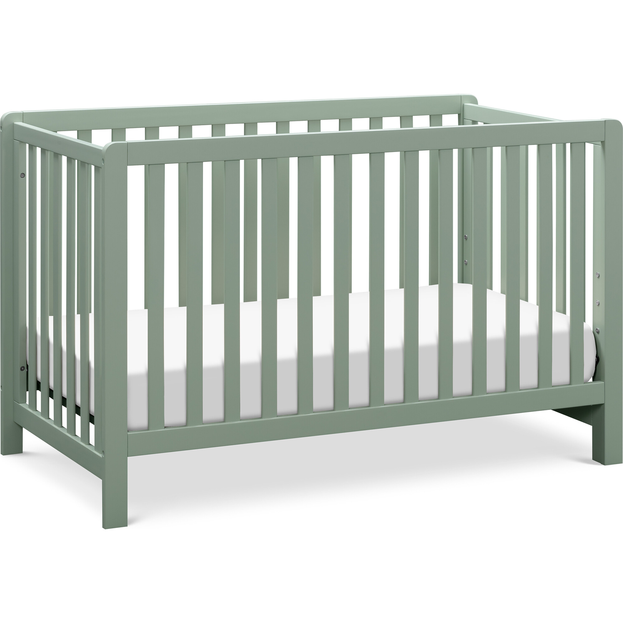 Colby 4-In-1 Low-Profile Convertible Crib, Light Sage - Cribs - 1