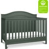 Charlie 4-In-1 Convertible Crib, Forest Green - Cribs - 7