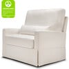 Crawford Pillowback Chair & A Half Comfort Swivel Glider, Performance Cream Eco-Weave - Swivel - 6