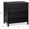 Charlie 3-Drawer Dresser, Ebony - Dressers - 7