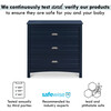Nolan 3-Drawer Dresser, Navy - Dressers - 8