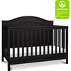 Charlie 4-In-1 Convertible Crib, Ebony - Cribs - 7