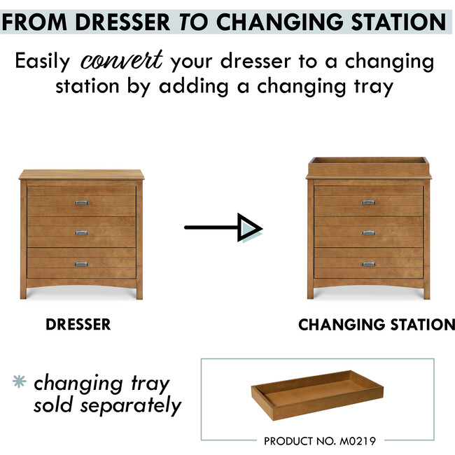 Nolan 3-Drawer Dresser, Chestnut - Dressers - 2