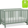 Colby 4-In-1 Low-Profile Convertible Crib, Light Sage - Cribs - 2