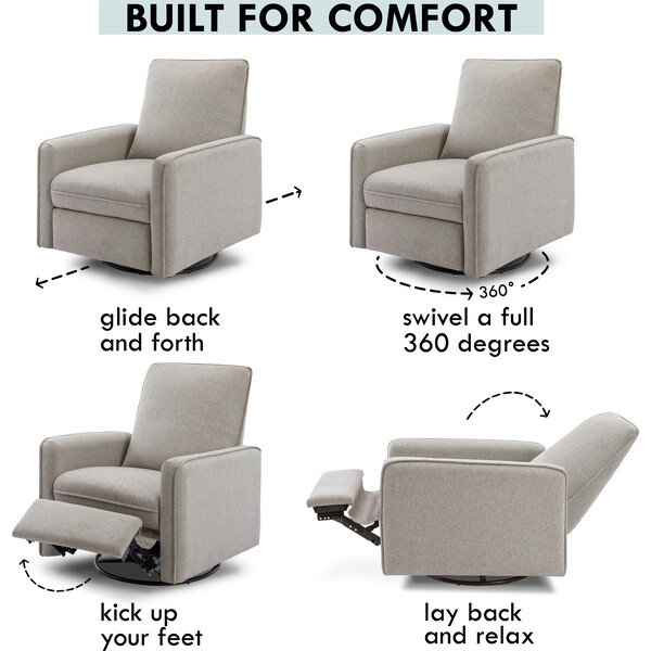 Emma swivel glider recliner by abbyson living hotsell