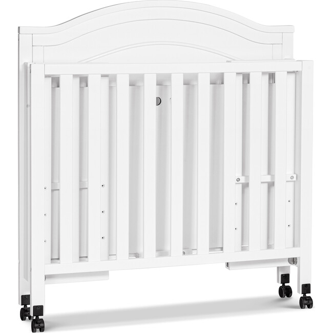 Charlie Folding Portable 3-In-1 Mini Crib, White - Cribs - 9