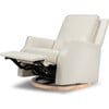 Crewe Recliner & Swivel Glider, Ivory Boucle With Light Wood Base - Swivel - 8