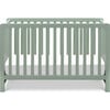 Colby 4-In-1 Low-Profile Convertible Crib, Light Sage - Cribs - 4