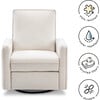 Penny Recliner & Swivel Glider, Performance Cream Eco-Weave - Swivel - 9