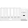 Colby 4-In-1 Convertible Crib & Changer Combo, White - Cribs - 3