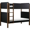 Tiptoe Bunk Bed, Black & Natural Walnut - Beds - 1 - thumbnail