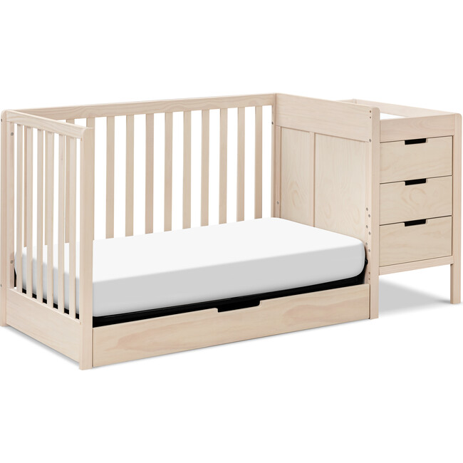 Colby 4-In-1 Convertible Crib & Changer Combo, Washed Natural - Cribs - 5