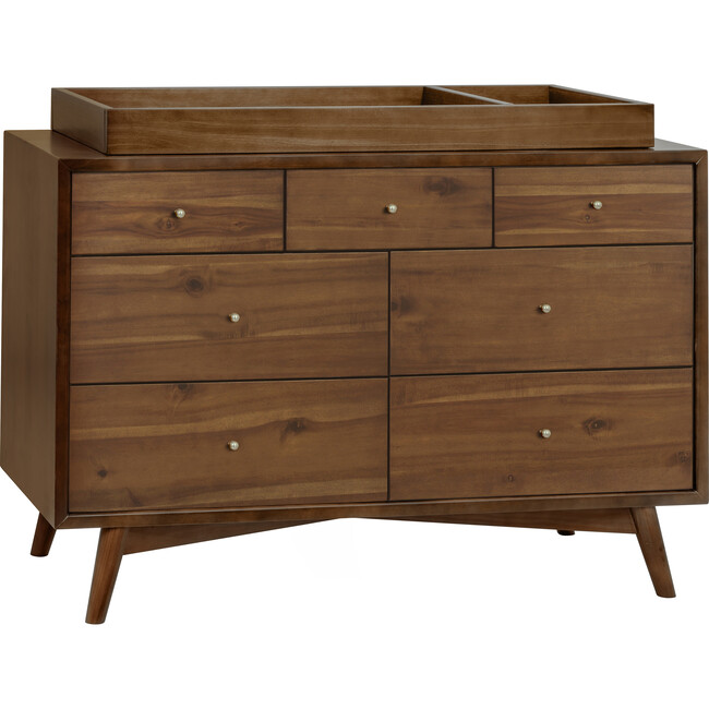 Palma 7-Drawer Assembled Double Dresser, Natural Walnut - Dressers - 4