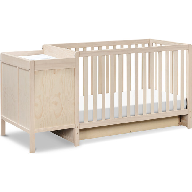 Colby 4-In-1 Convertible Crib & Changer Combo, Washed Natural - Cribs - 7