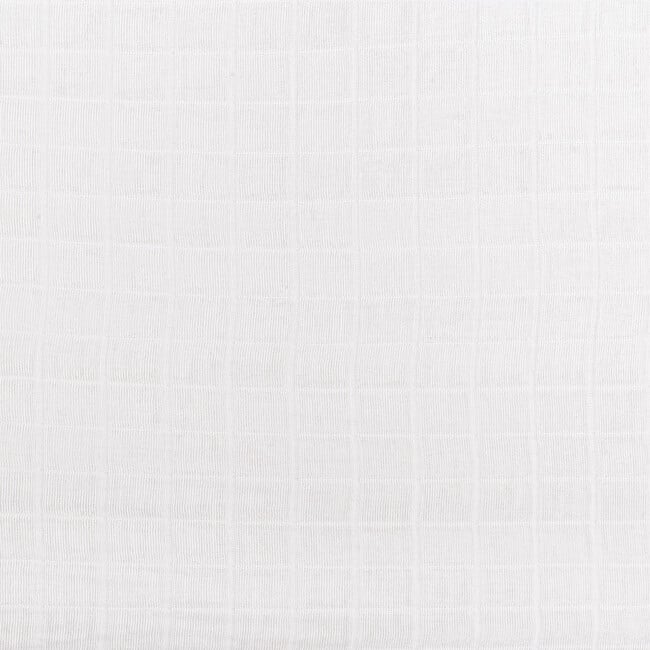 Organic Muslin Cotton Mini Crib Sheet, White - Crib Sheets - 7