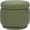 Enoki Storage Ottoman, Boucle, Olive Boucle - Ottomans - 1 - thumbnail