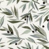 Organic Muslin Cotton 3-Layer Quilt, Olive Branches - Quilts - 5