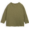 Long Sleeve Tee Shirt, Olive - T-Shirts - 2