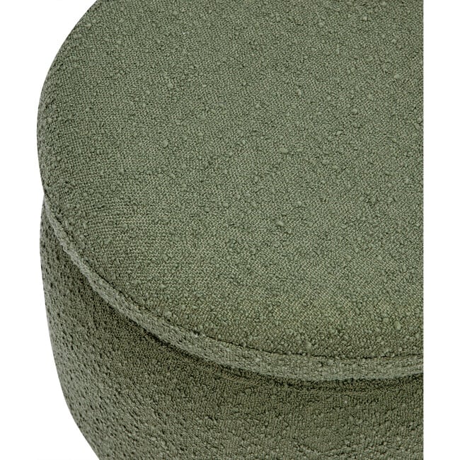 Enoki Storage Ottoman, Boucle, Olive Boucle - Ottomans - 5