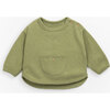 Sweatshirt, Olive - Sweatshirts - 1 - thumbnail