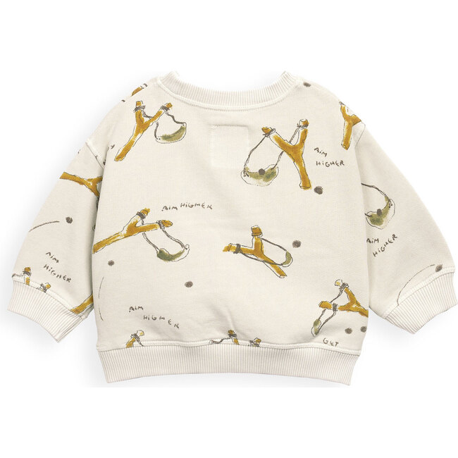 Sweatshirt, Sling Shot Print - Sweatshirts - 2