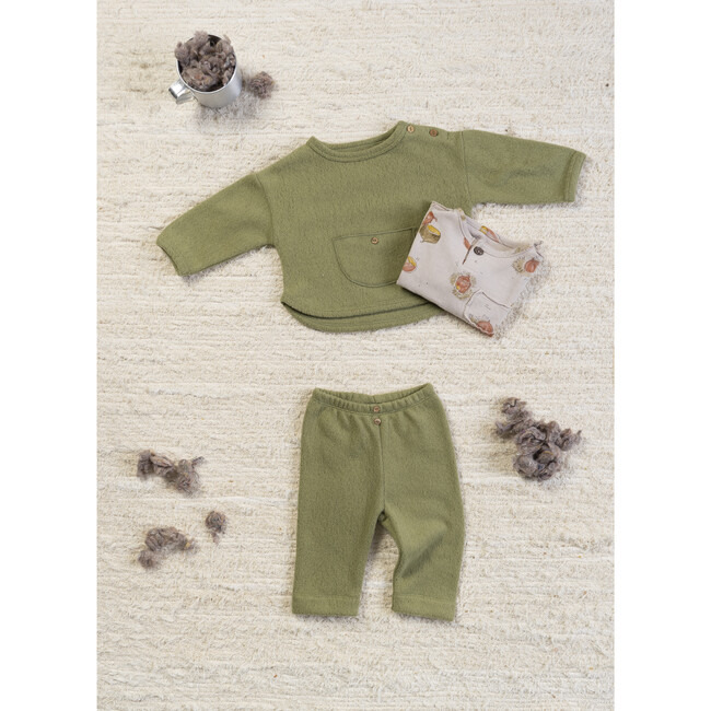 Sweatshirt, Olive - Sweatshirts - 3