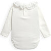 Onesie, Ruffled Collar, White - Onesies - 2