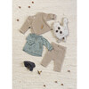 Kimono Sweatshirt, Brown - Sweatshirts - 3